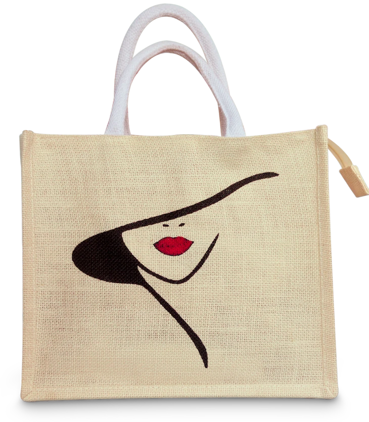 Face Art Multipurpse Jute Bag